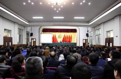 学习贯彻党的十九届四中全会精神市委宣讲团孝南报告会举行