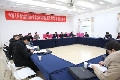 区政协六届四次会议召开第一次召集人会议