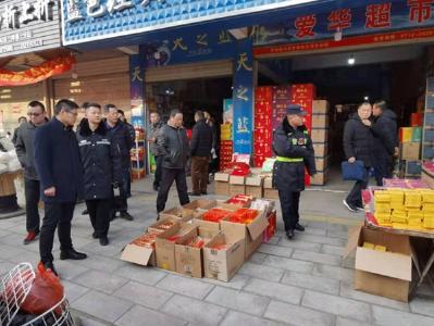 卧龙乡禁鞭巡查在行动