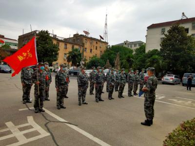 杨店镇开展民兵应急分队集合点验