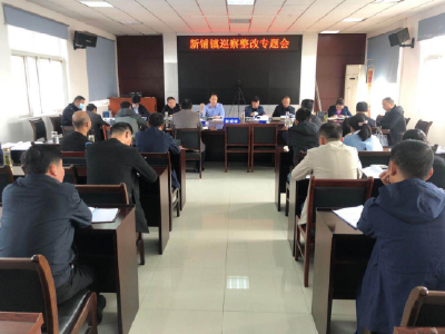 新铺镇召开巡察整改专题工作会