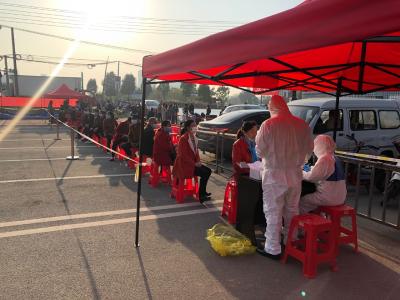 新华街道开展疫情防控检验性应急演练活动