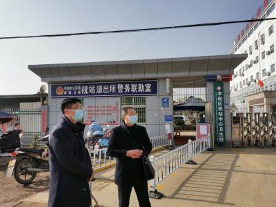 市一医院到医共体单位指导疫情防控工作