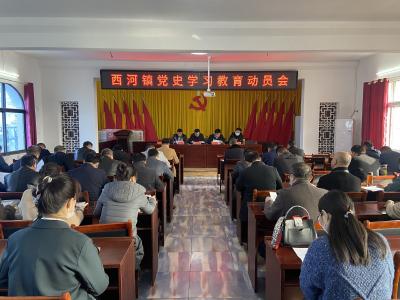 西河镇召开党史学习教育动员大会