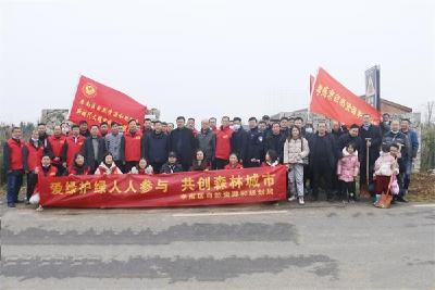 区自然资源和规划局弘扬植绿、 护绿、爱绿文明新风