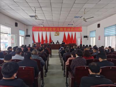 肖港镇召开党史教育动员大会 