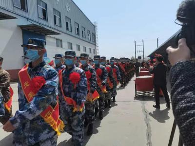 着戎装 踏征程！ 孝南区为首批春季兵举行欢送活动