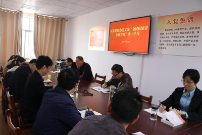 区委巡察办开展“全民国家安全教育日”集中学习活动