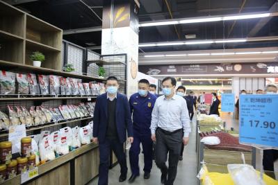 区领导检查督导安全生产和疫情防控工作