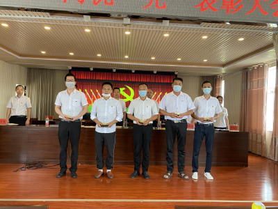 陡岗镇召开庆祝建党100周年暨“两优一先”表彰大会