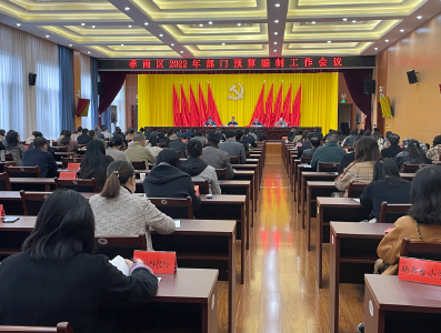 全区2022年度部门预算编制工作会议召开