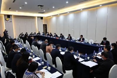 区委书记、区长分别参加人大代表团分组讨论