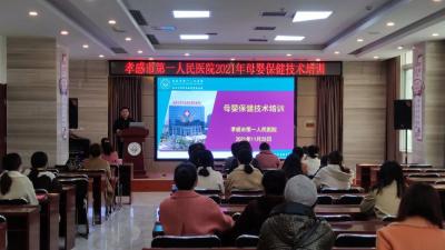 孝感市第一人民医院举办《母婴保健技术》培训