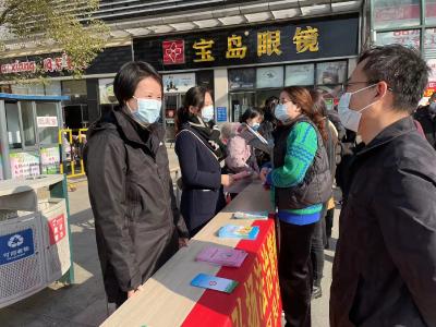 孝南区民政局、区产品质量监督检验所开展“宪法宣传周”活动