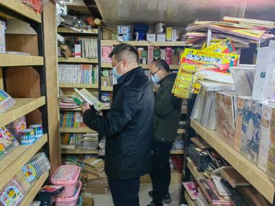 广场街道开展春季开学期校园及周边文化环境综合整治专项检查行动