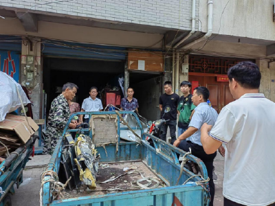 孝南朋兴乡开展再生资源（废品回收）行业专项整治行动