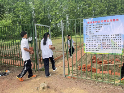 孝南朱湖中学：这样的劳动课实践基地我喜欢！
