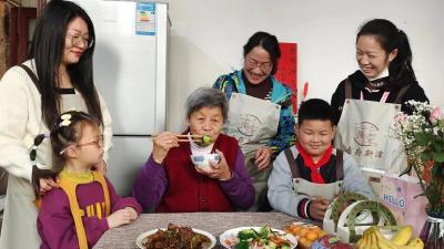 孝南：爱满府前食春味 情系桑榆暖人心