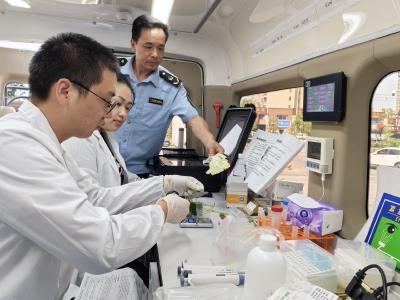集贸市场农残快检，食品安全保驾护航