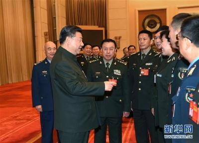 领航强军，从春天出发——习近平主席出席十二届全国人大解放军代表团活动纪实