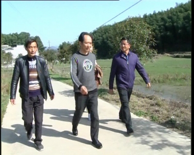市委宣传部领导到高桥大幕调研精神文明建设工作