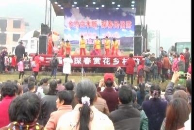 乡约白水畈 探春赏花高桥乡村游吸引众多游客