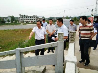 盛文军调研全区防汛备汛工作  强调充分准备确保安全度汛