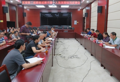 中共咸安区委2017年第一轮巡察 情况反馈 