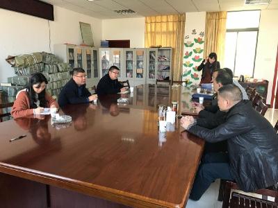 市、区经管局领导一行督查指导我处农村产权制度改革工作