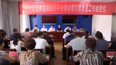 咸安区司法局召开扫黑除恶专项斗争工作推进会