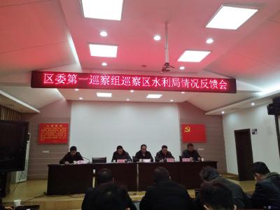 区委第一巡察组召开巡察区水利局情况反馈会