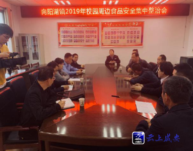 向阳湖镇多部门联合执法筑牢食品药品安全防线