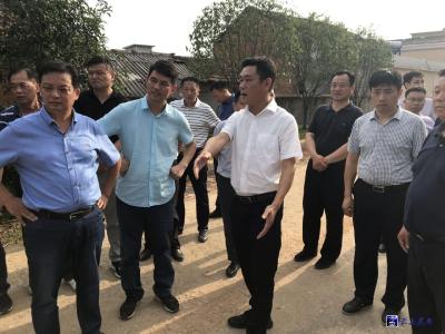 魏朝东调研2019年市级重点项目建设“211”工程