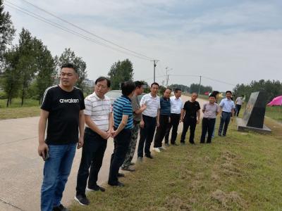 区应急管理局调研四邑公堤防汛工作