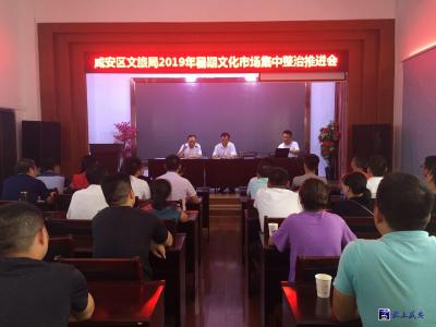 咸安强化暑期监管 营造健康安全文化市场环境