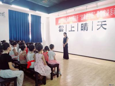我区“法律进社区”暑期宣讲活动有序开展中