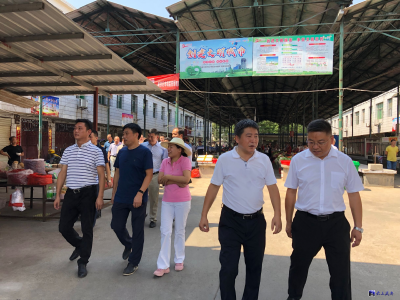 咸安区开展创建全国文明城市工作拉练检查