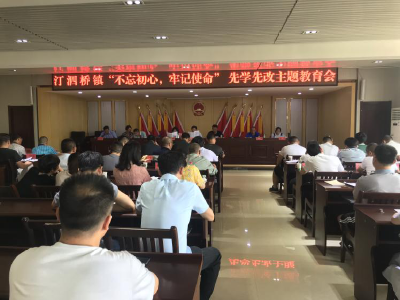 汀泗桥镇召开“不忘初心，牢记使命”主题教育先学先改教育会