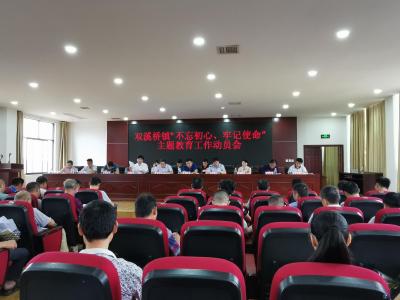 双溪桥镇召开“不忘初心、牢记使命” 主题教育工作动员会