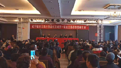 咸宁陆洲义乌小商品批发城召开业主选举大会