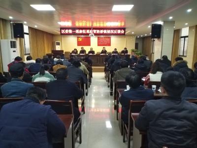 区委第一巡察组向贺胜桥镇及贺胜村、桃林村、黎首村反馈巡察意见