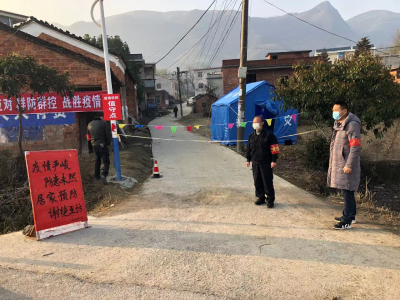 区应急管理局深入高铺村开展疫情防控