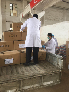 点赞！咸宁爱心企业捐赠有机生态鸡蛋5万枚