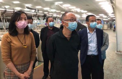 省防控指挥部企业督导组对咸安区复工复产情况进行明查暗访