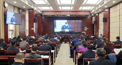 咸安区收听收看全市安全生产和消防工作电视电话会