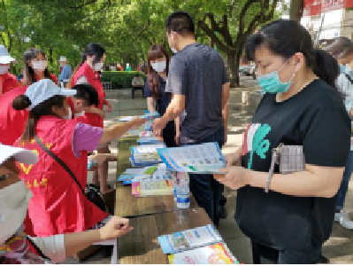 万年路社区：积极开展防灾减灾宣传活动、筑牢人民防线