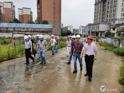 市住建局对我区建筑工地创文工作专项检查督导