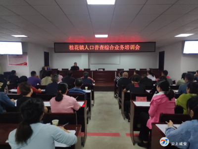 桂花镇：举办“两员”业务培训会 确保人口普查工作有序推进
