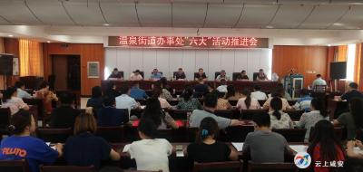 【咸安高质量发展“六大”活动】温泉办事处召开“六大”活动推进会