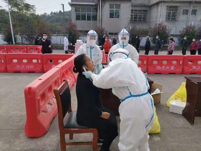 马桥镇开展全员核酸检测应急演练活动
